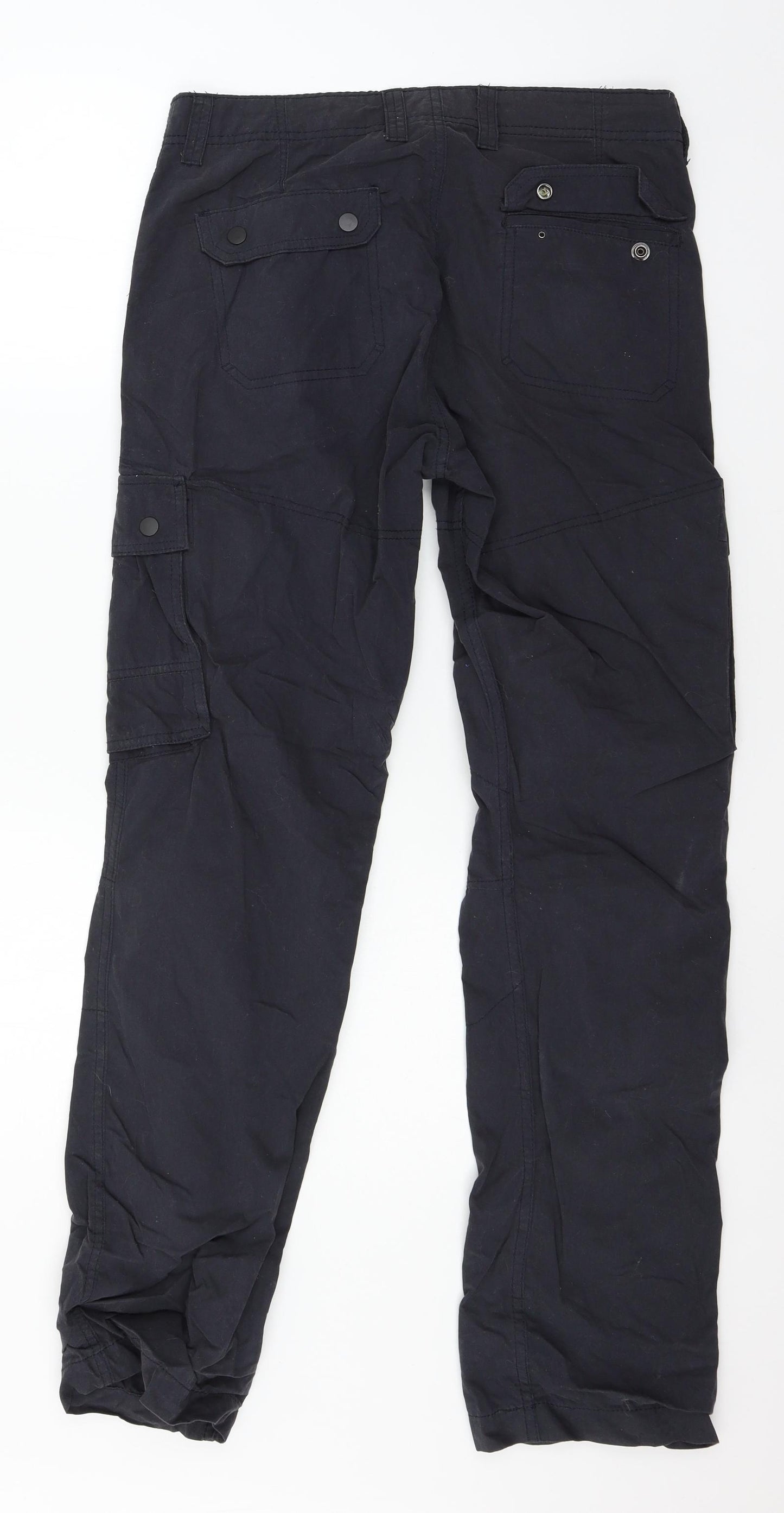 George Mens Blue   Cargo Trousers Size 30 in L31 in