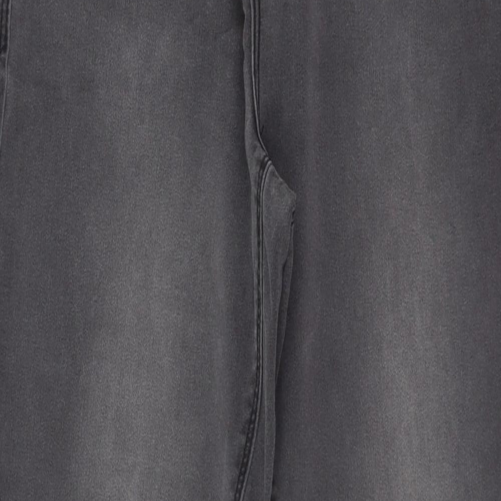 Dorothy Perkins Womens Grey  Denim Skinny Jeans Size 14 L27 in