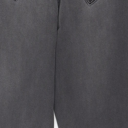 Dorothy Perkins Womens Grey  Denim Skinny Jeans Size 14 L27 in