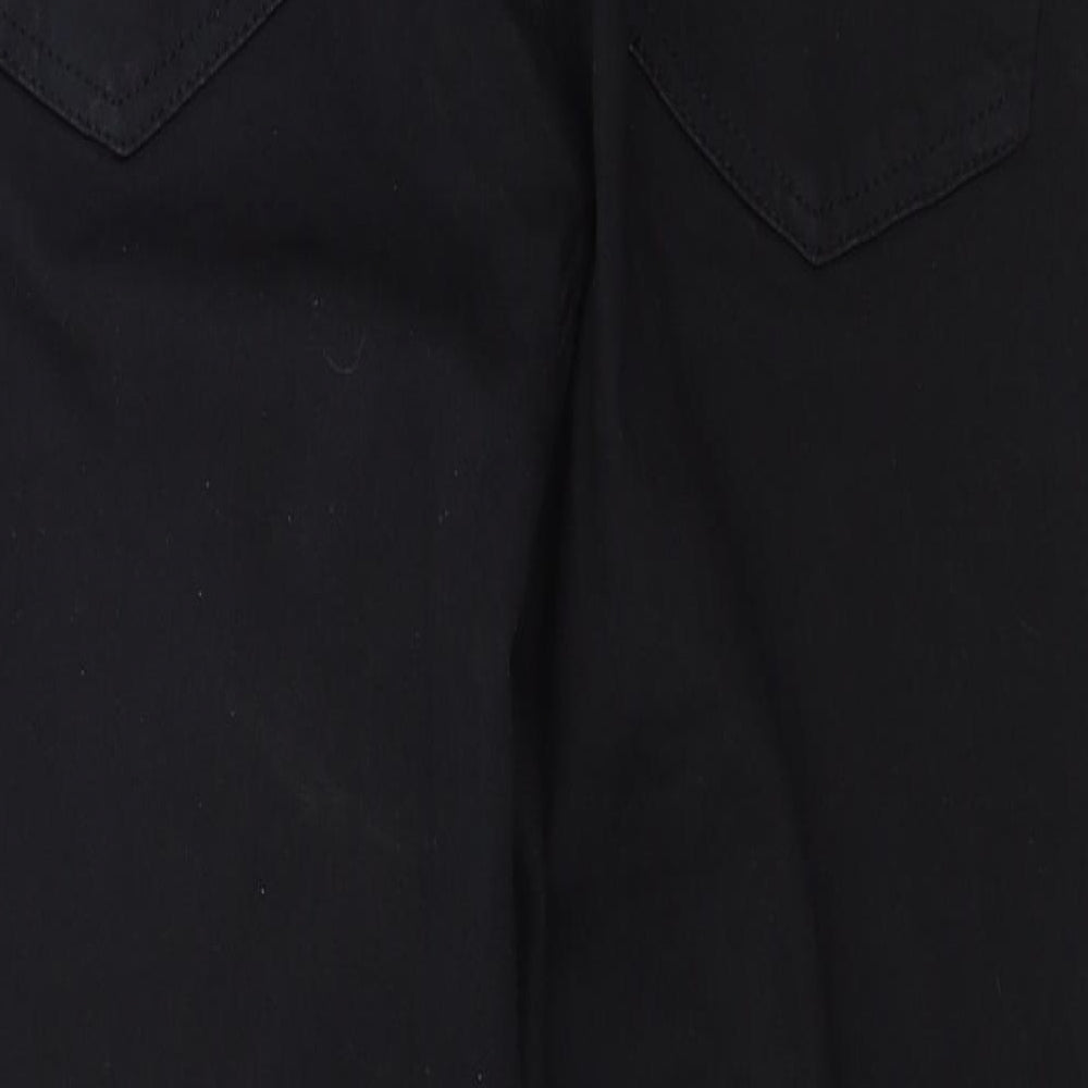 TU Womens Black  Denim Cropped Jeans Size 34 in L28 in