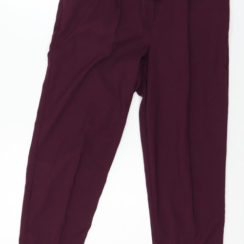 New Look Womens Purple   Trousers  Size 8 L25 in