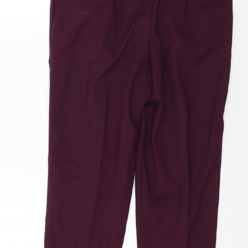 New Look Womens Purple   Trousers  Size 8 L25 in