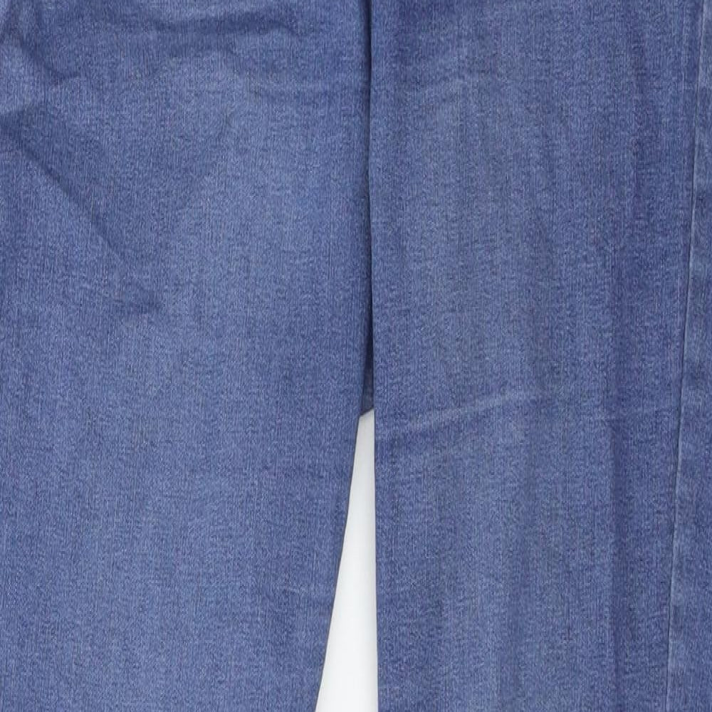 Denim & Co. Womens Blue  Denim Skinny Jeans Size 14 L30 in