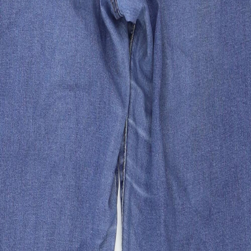 Denim & Co. Womens Blue  Denim Skinny Jeans Size 14 L30 in