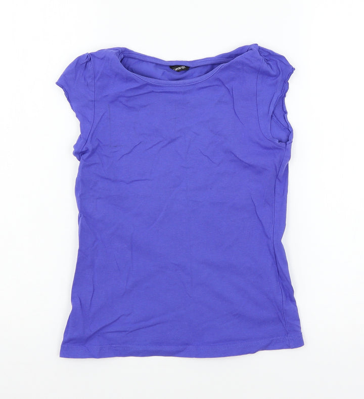 George Boys Blue  Jersey Basic T-Shirt Size 10-11 Years