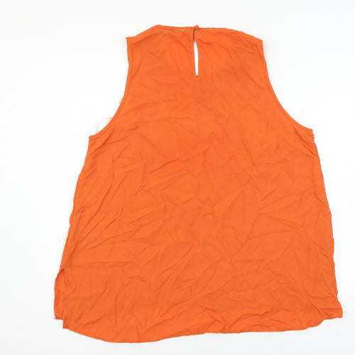 Dorothy Perkins Womens Orange   Basic Blouse Size 12