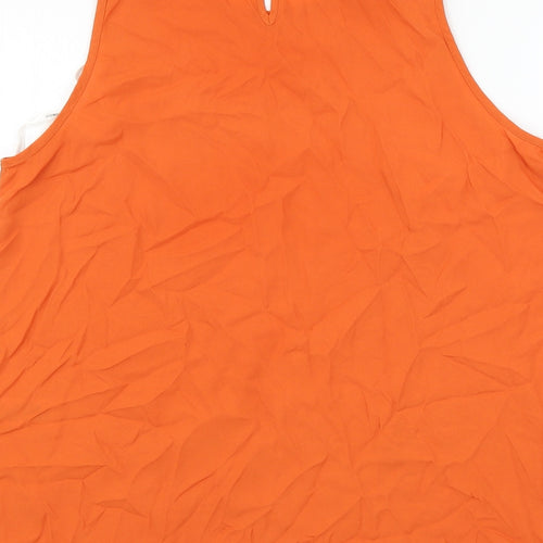 Dorothy Perkins Womens Orange   Basic Blouse Size 12