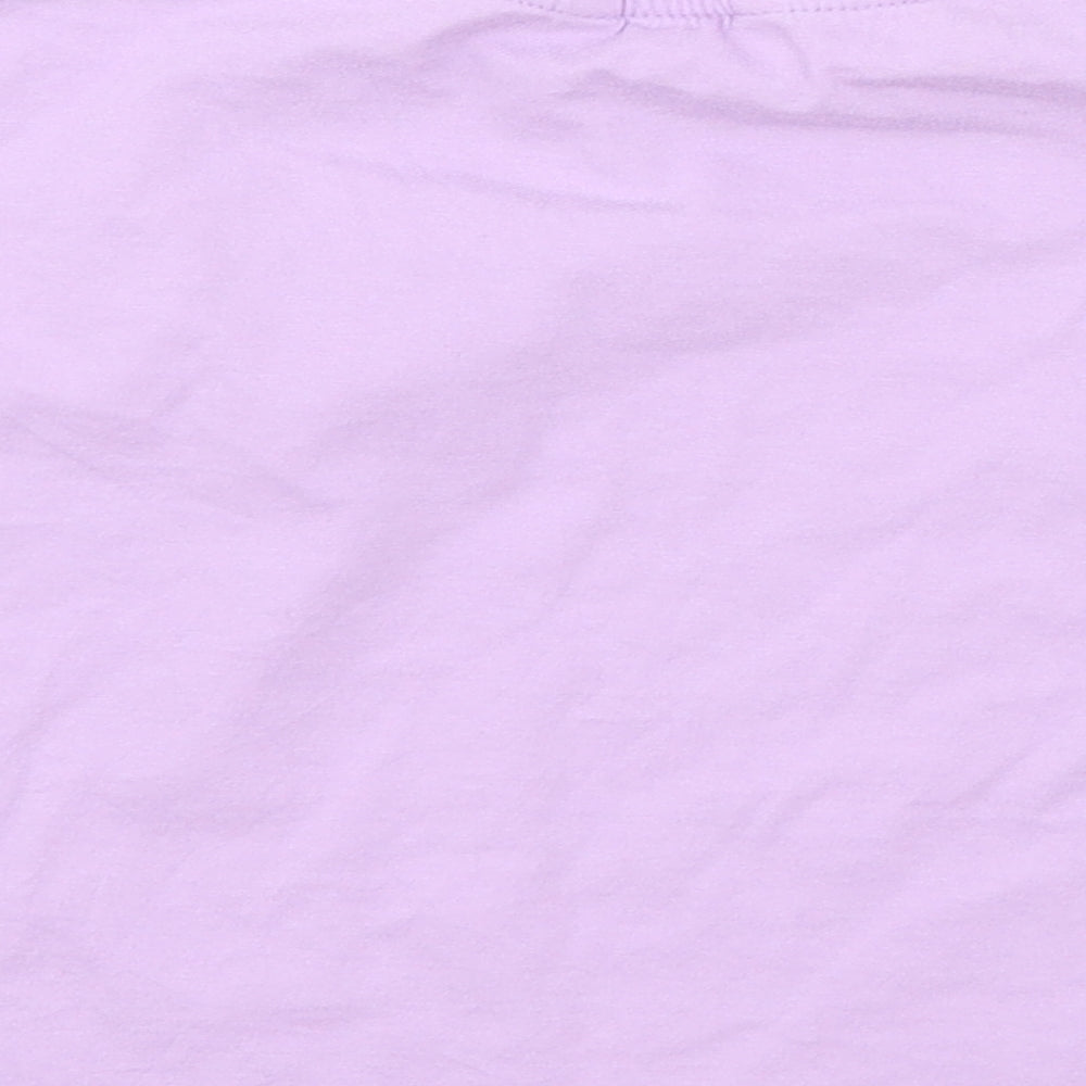 Miss E-vie Girls Purple  Jersey Basic T-Shirt Size 11-12 Years  - Amour
