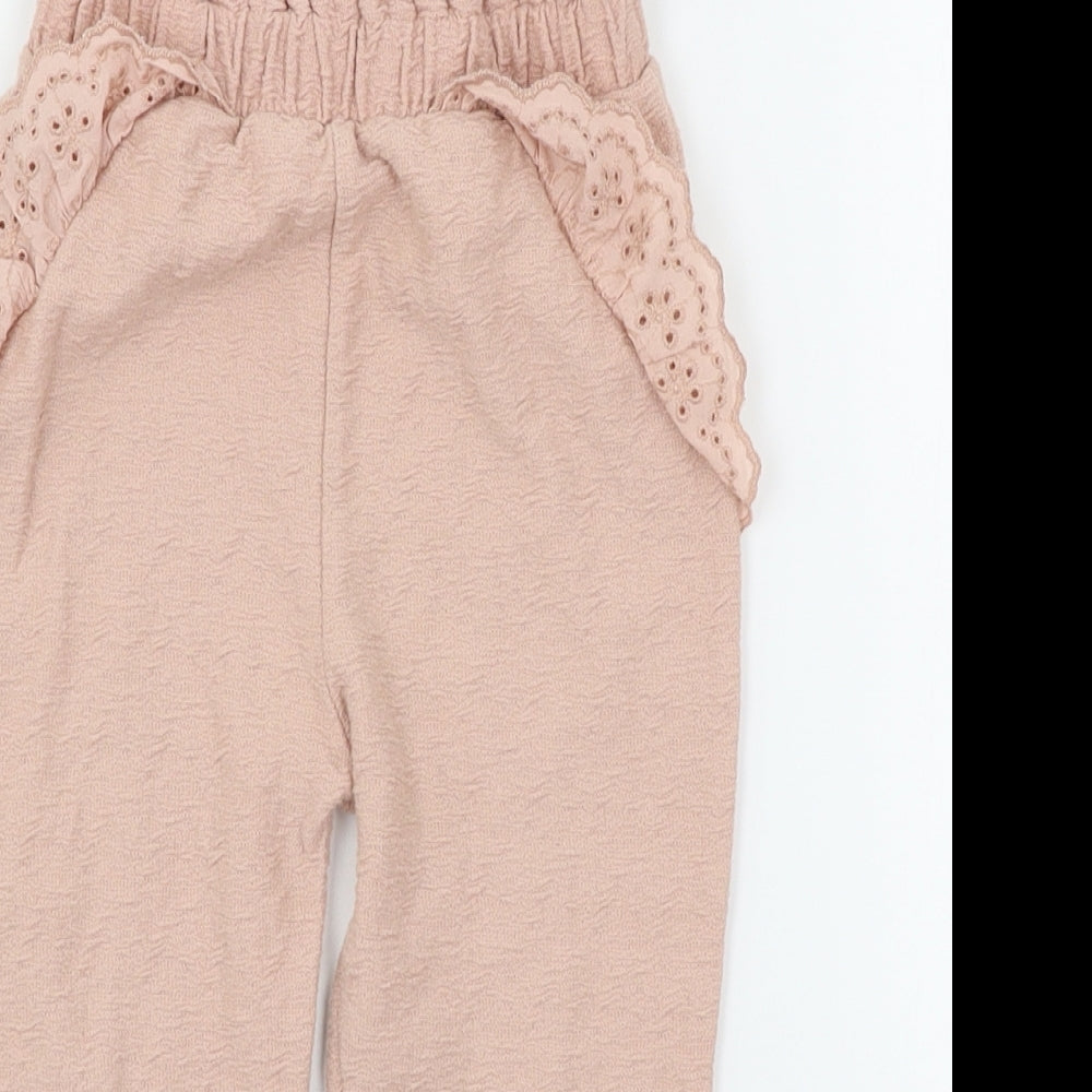 George Girls Pink  Jersey Jogger Trousers Size 2-3 Years