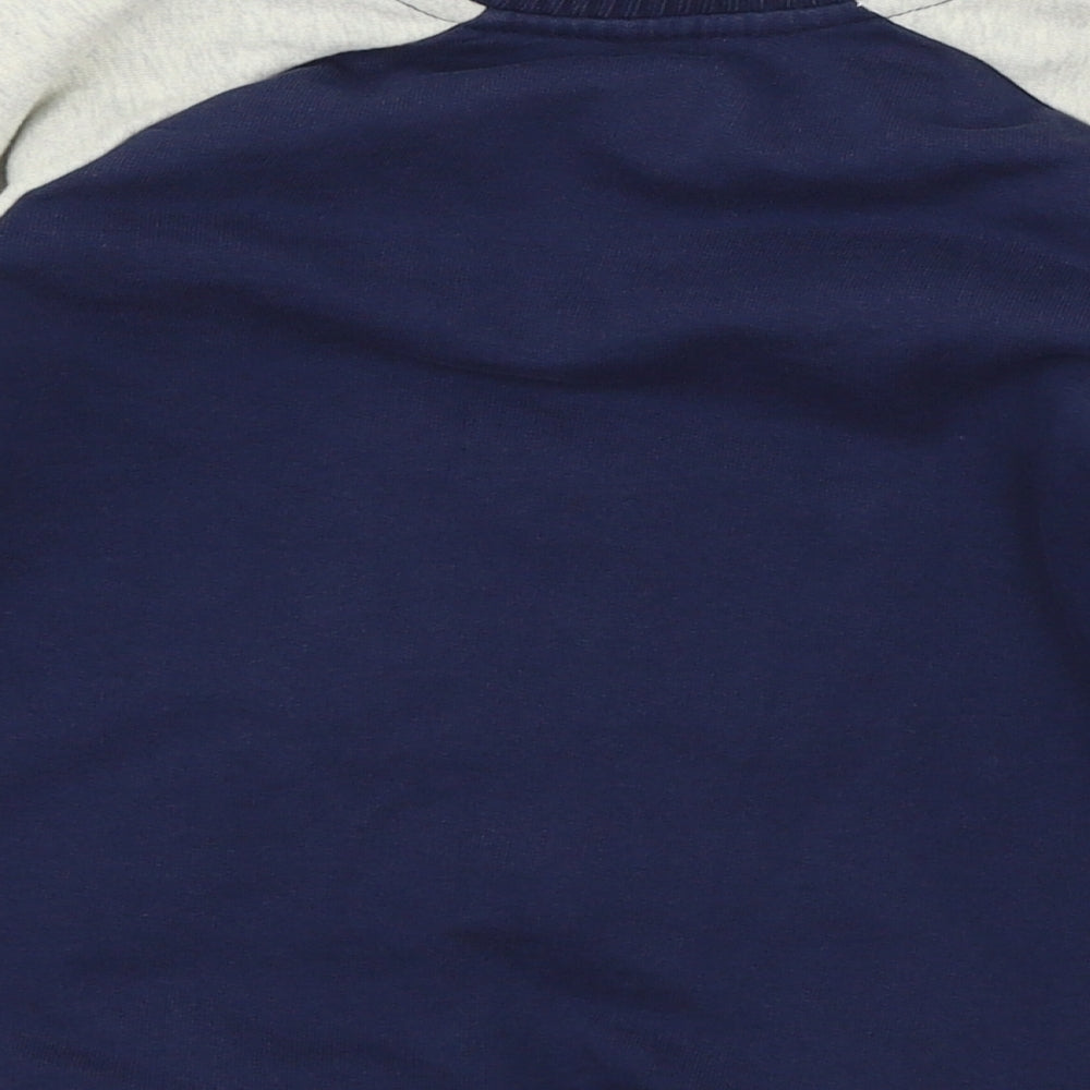 Mothercare Boys Blue  Jersey Pullover Sweatshirt Size 4-5 Years  - Bear