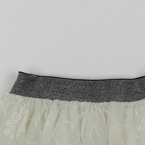 Girl2Girl Girls White Colourblock  Flare Skirt Size 2-3 Years