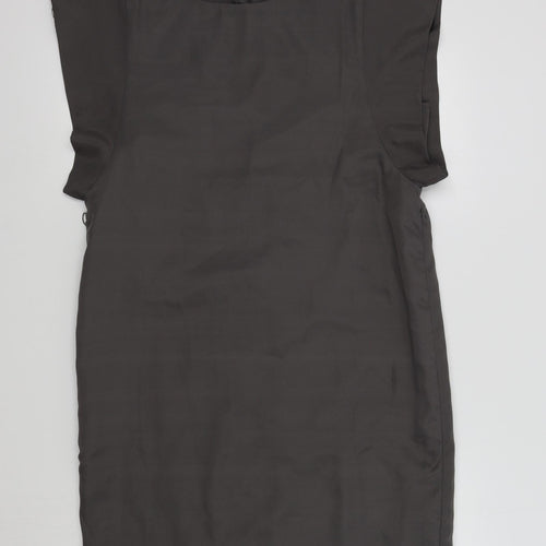 FOREVER 21 Womens Grey Colourblock  A-Line  Size L