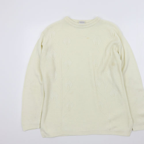 Preworn Womens Beige   Pullover Jumper Size 12