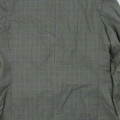 M&S Mens Green Geometric  Jacket Blazer Size 42