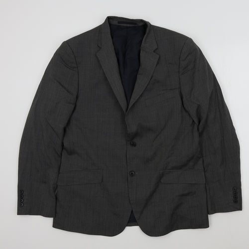 M&S Mens Grey   Jacket Suit Jacket Size 42