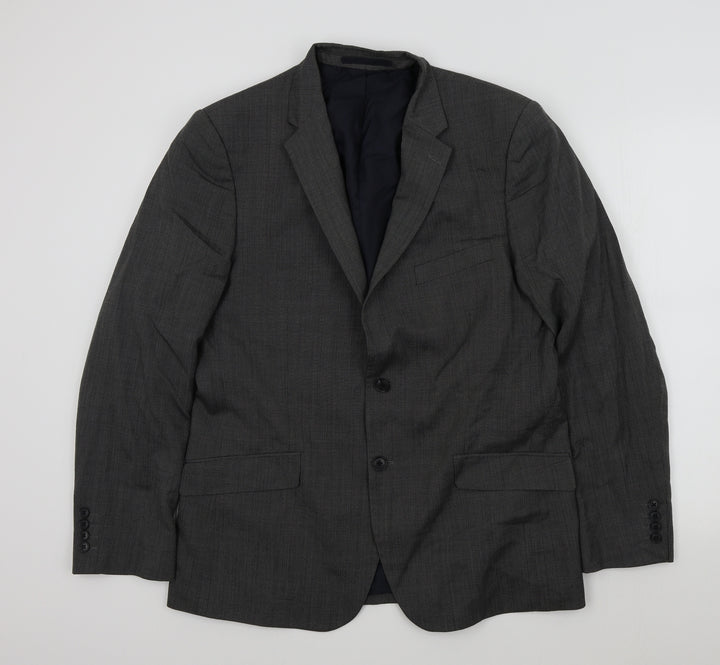M&S Mens Grey Jacket Suit Jacket Size 42
