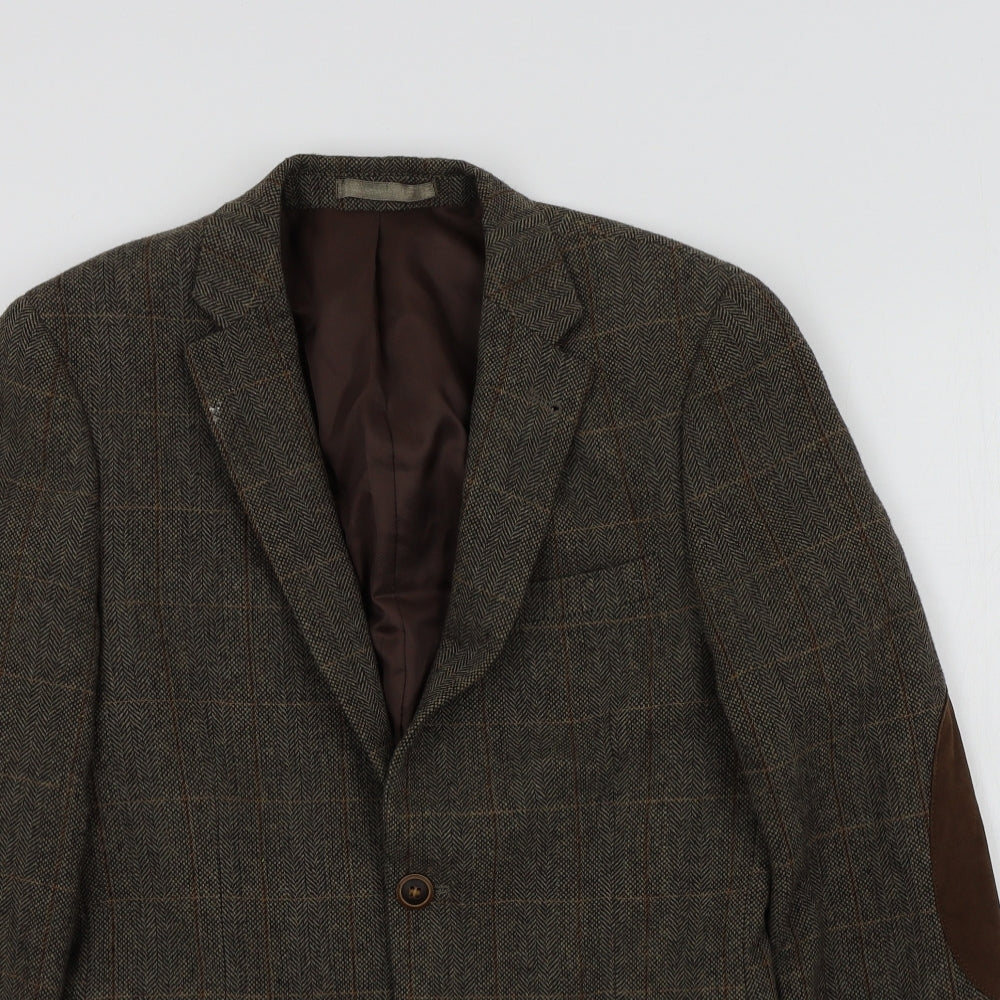 Cedar Wood State Womens Brown Colourblock  Jacket Blazer Size XS