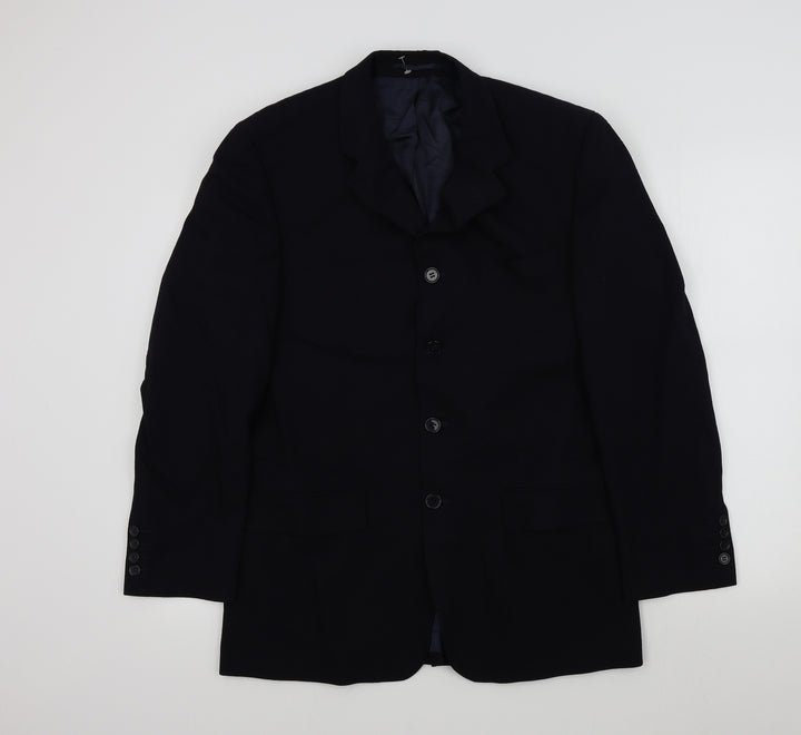 Principles Mens Blue Jacket Suit Trousers Size 36