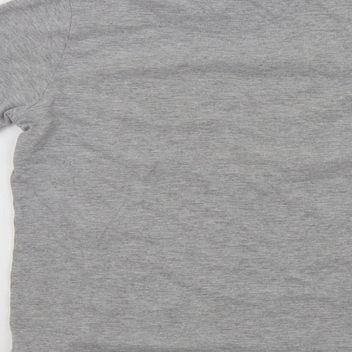 M&S Boys Grey Colourblock   Pyjama Top Size 8-9 Years