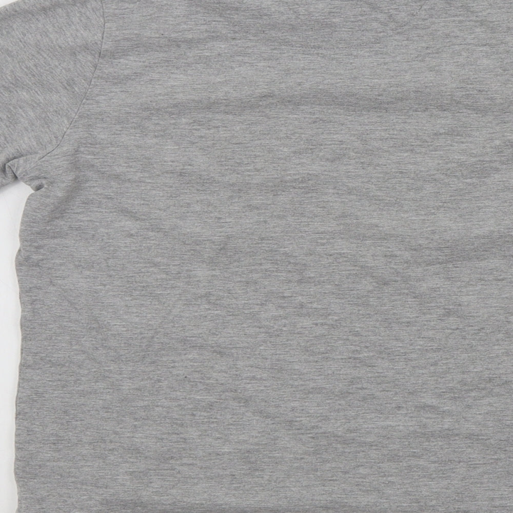 M&S Boys Grey Colourblock   Pyjama Top Size 8-9 Years