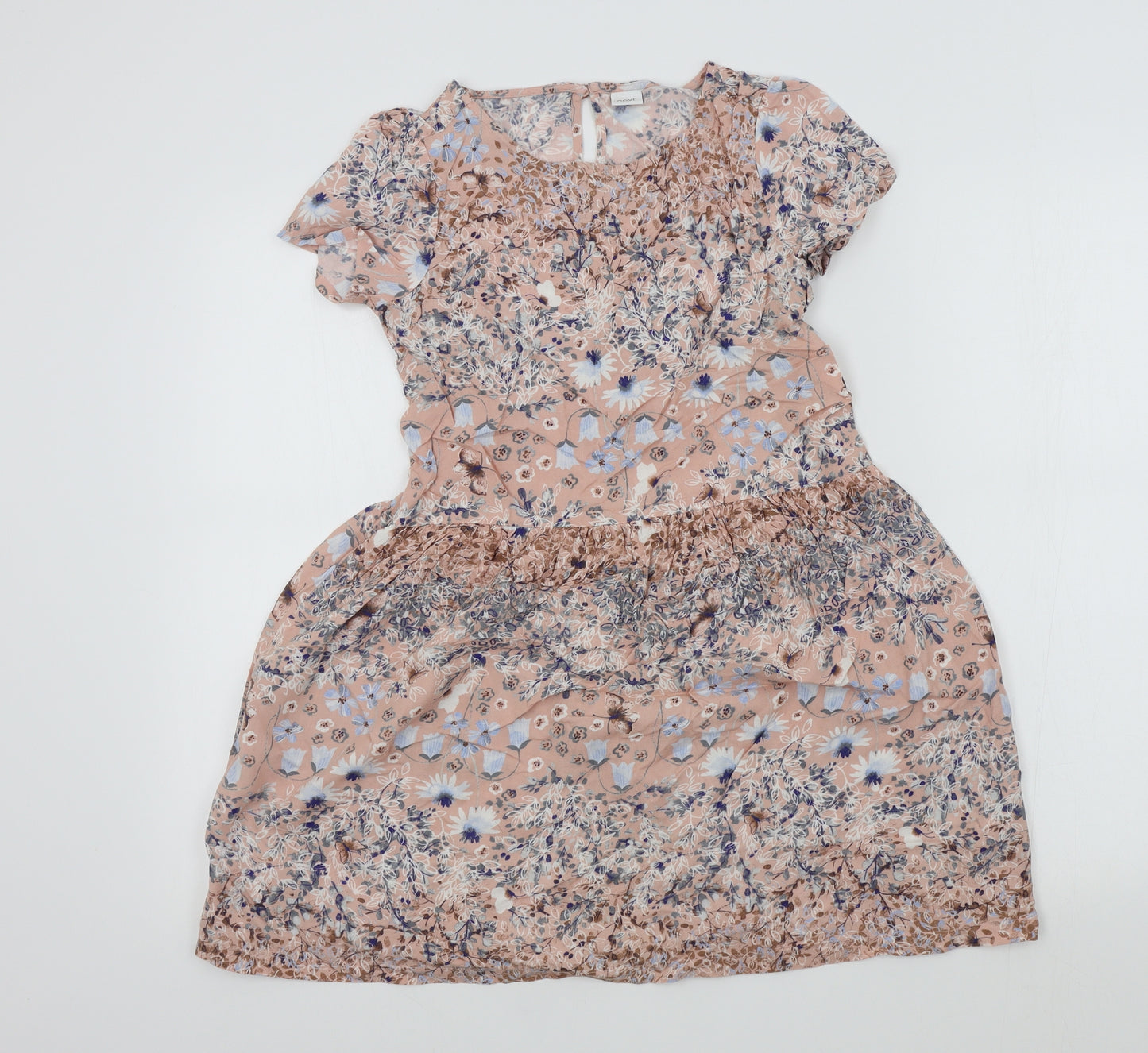 NEXT Girls Pink Floral  Fit & Flare  Size 10 Years