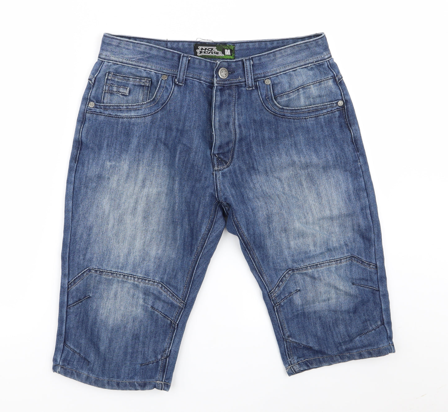 No Fear Mens Blue   Chino Shorts Size M - denim shorts