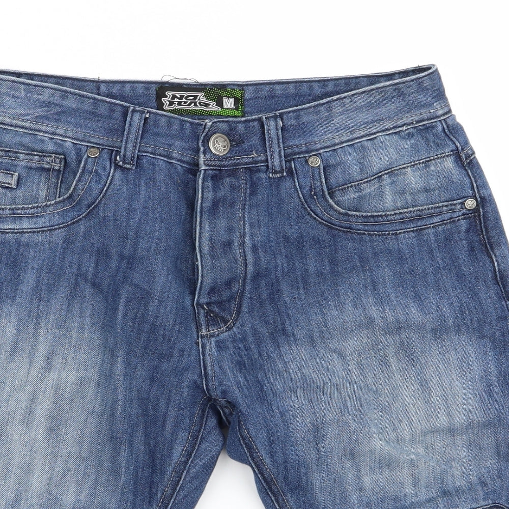 No Fear Mens Blue   Chino Shorts Size M - denim shorts