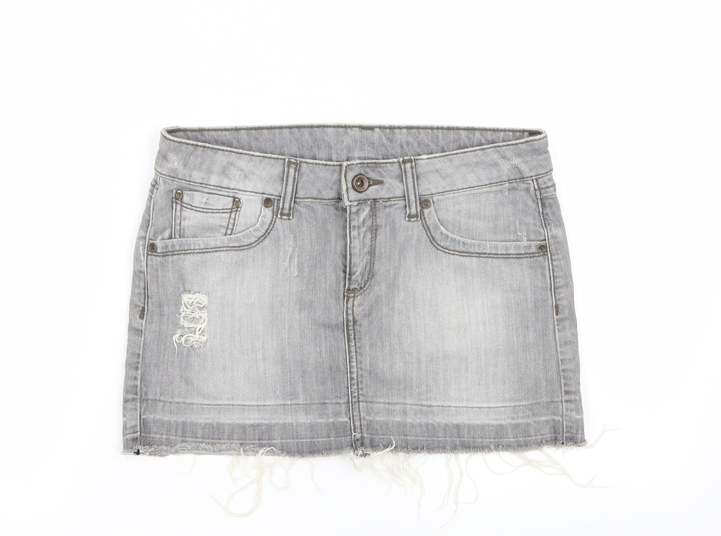 Mango Womens Grey   Mini Skirt Size 6