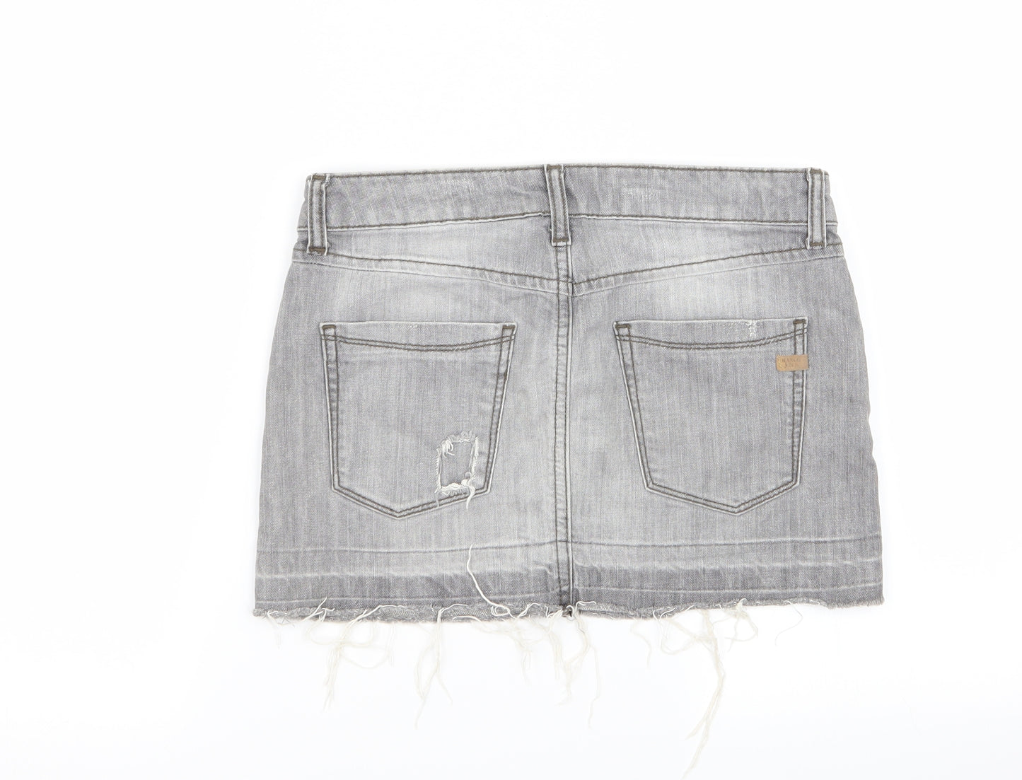 Mango Womens Grey   Mini Skirt Size 6