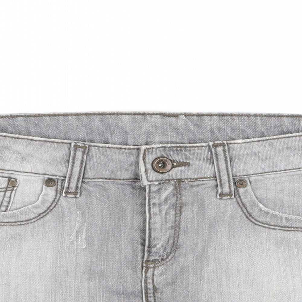 Mango Womens Grey   Mini Skirt Size 6