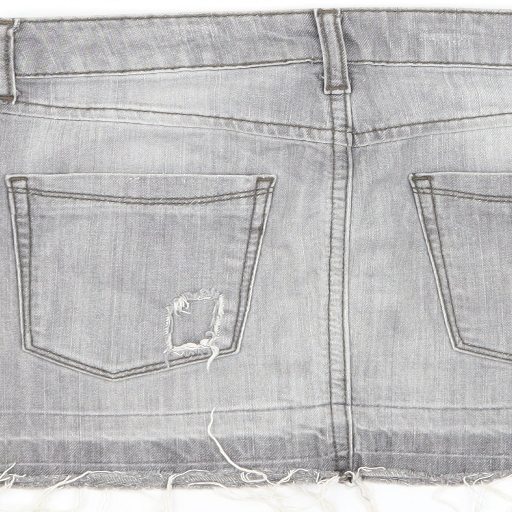 Mango Womens Grey   Mini Skirt Size 6