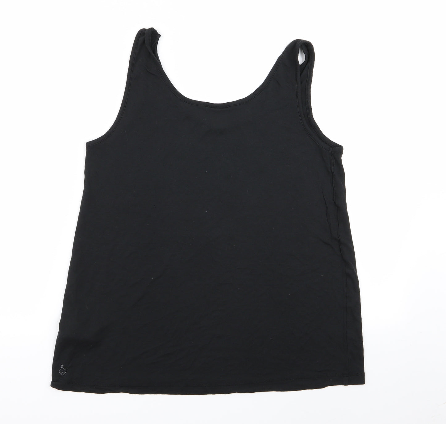 VERO MODA Womens Black   Basic Tank Size M