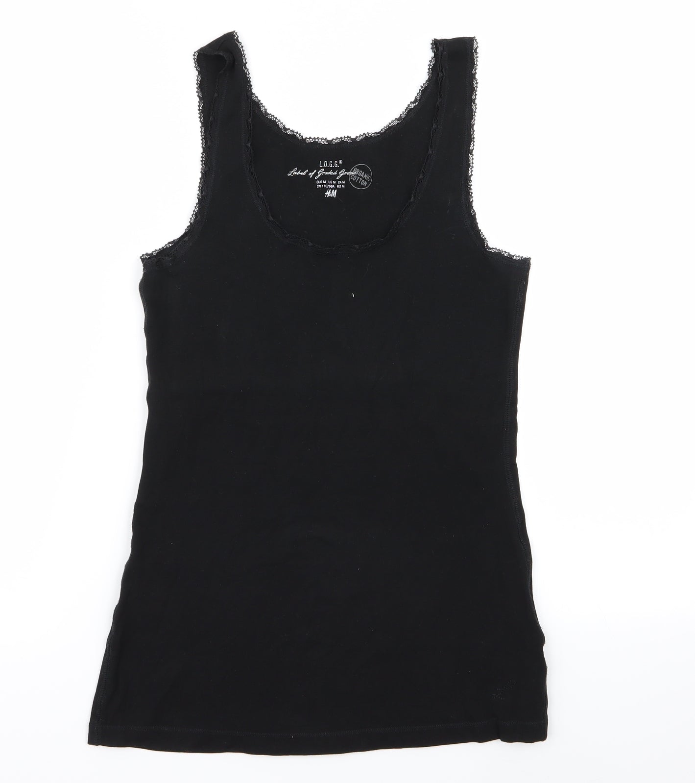 H&M Womens Black   Basic Tank Size M