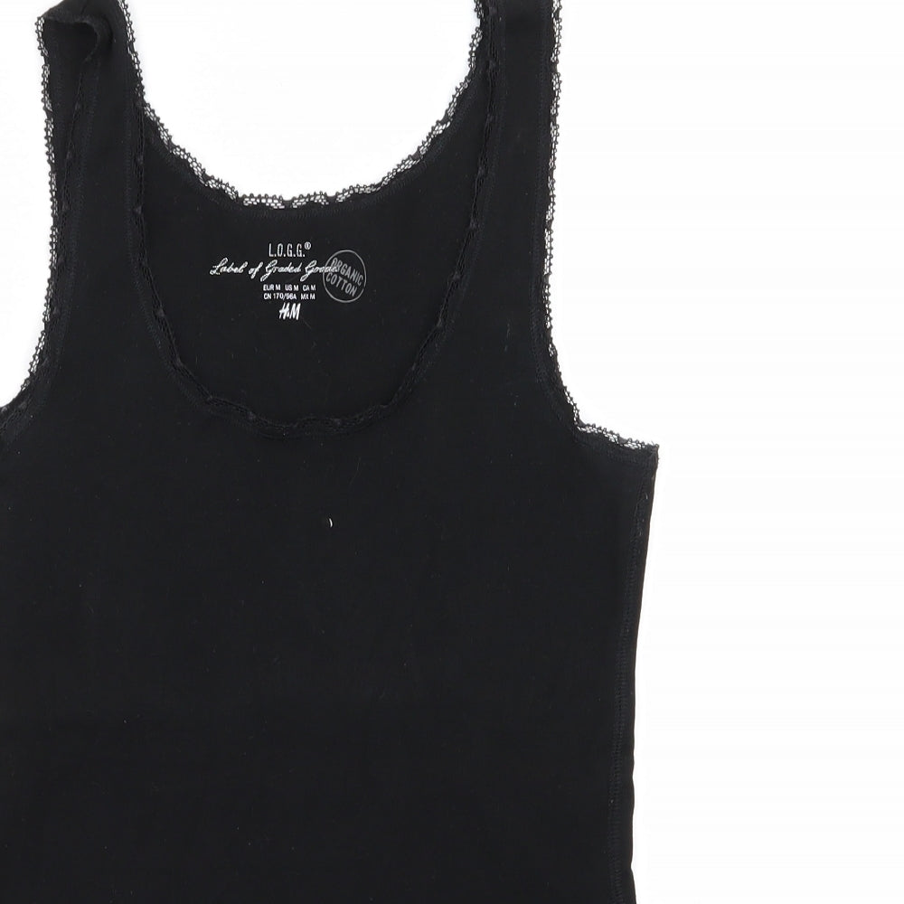 H&M Womens Black   Basic Tank Size M