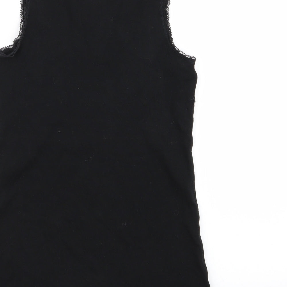 H&M Womens Black   Basic Tank Size M