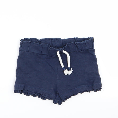 F&F Girls Blue   Capri Trousers Size 18-24 Months  - shorts