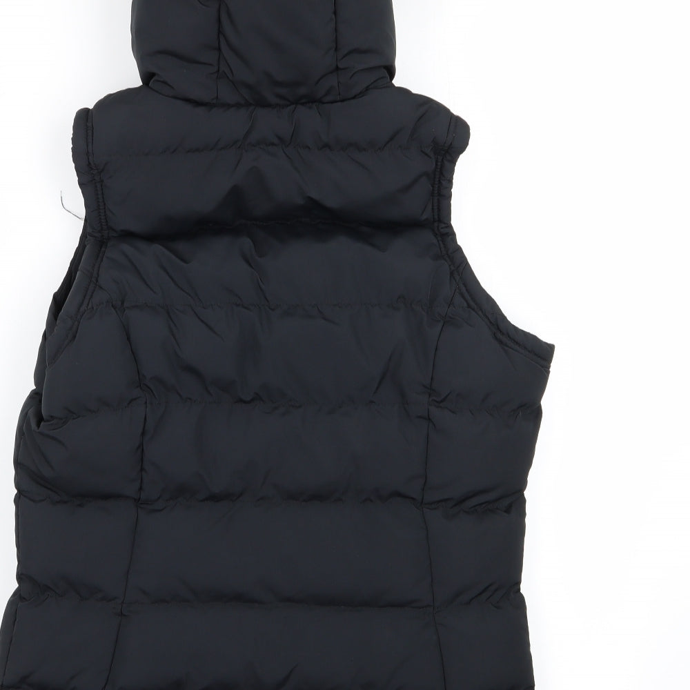 tog24 Womens Black   Gilet Coat Size 8