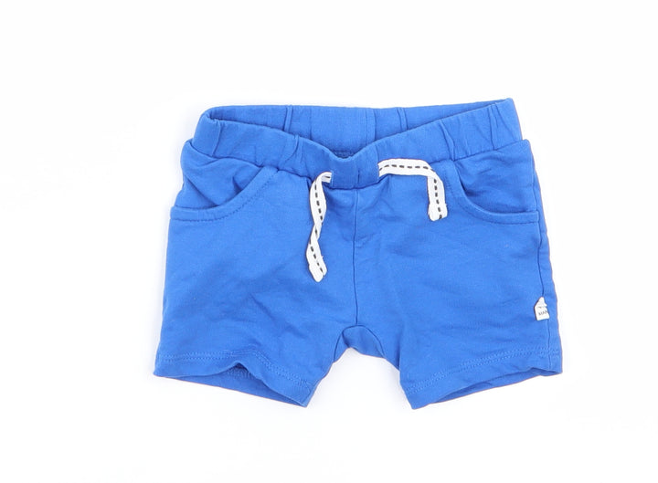 miane Boys Blue Capri Trousers Size 0-3 Months