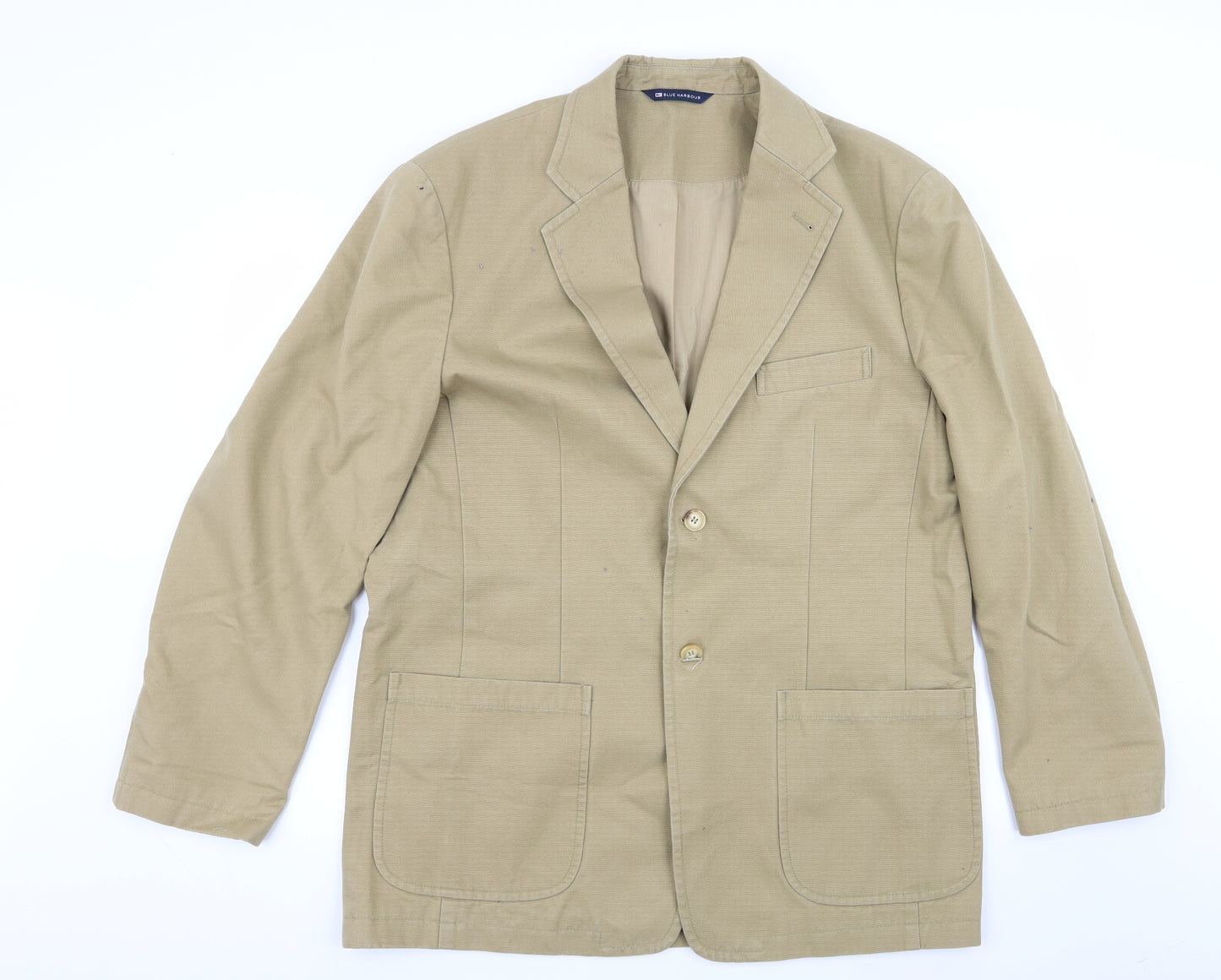 M&S Mens Beige   Jacket Blazer Size L