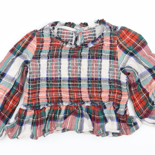 crew cuts Girls Multicoloured Check  Basic Blouse Size 2 Years