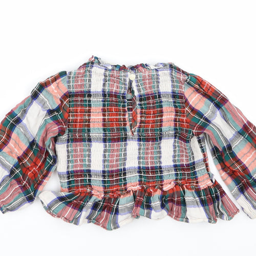crew cuts Girls Multicoloured Check  Basic Blouse Size 2 Years