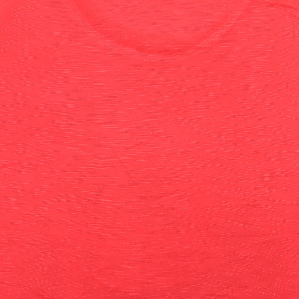 pep and co Girls Red Batik  Basic T-Shirt Size 9-10 Years