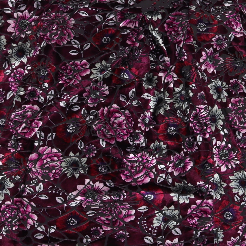 Damart Womens Multicoloured Floral  Flare Skirt Size 14