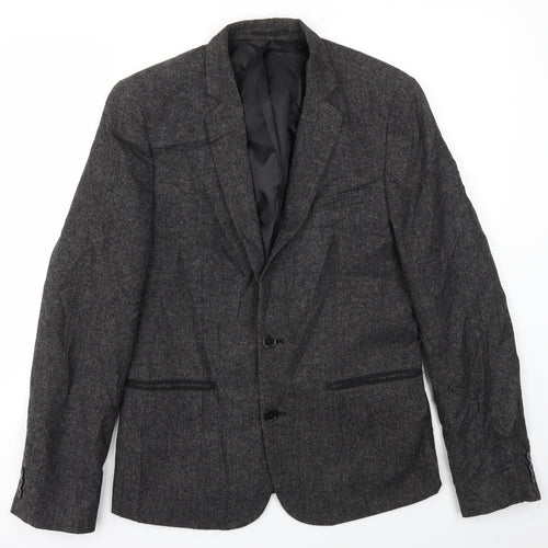 Burton menswear Mens Grey   Jacket Blazer Size S
