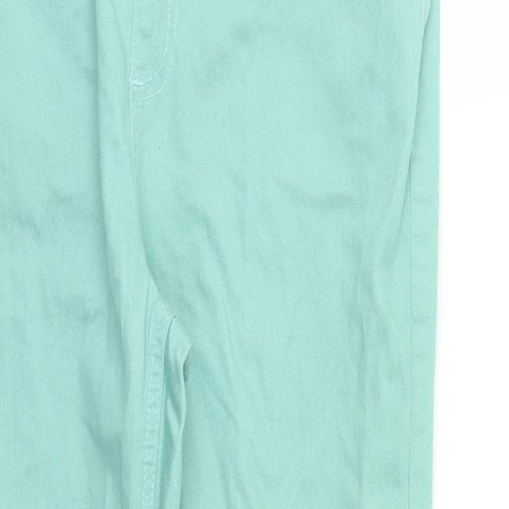 M&S Womens Blue   Trousers  Size 14 L26 in
