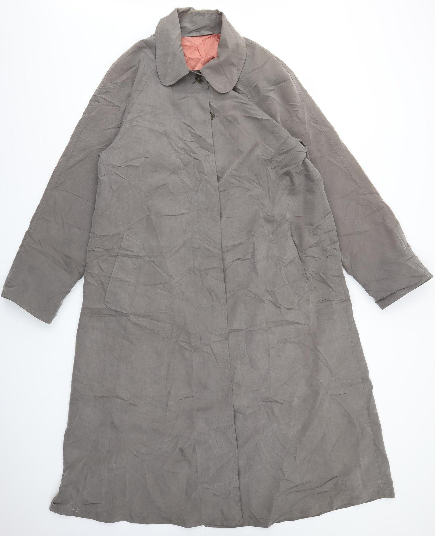 Preworn Womens Grey   Jacket Coat Size 12