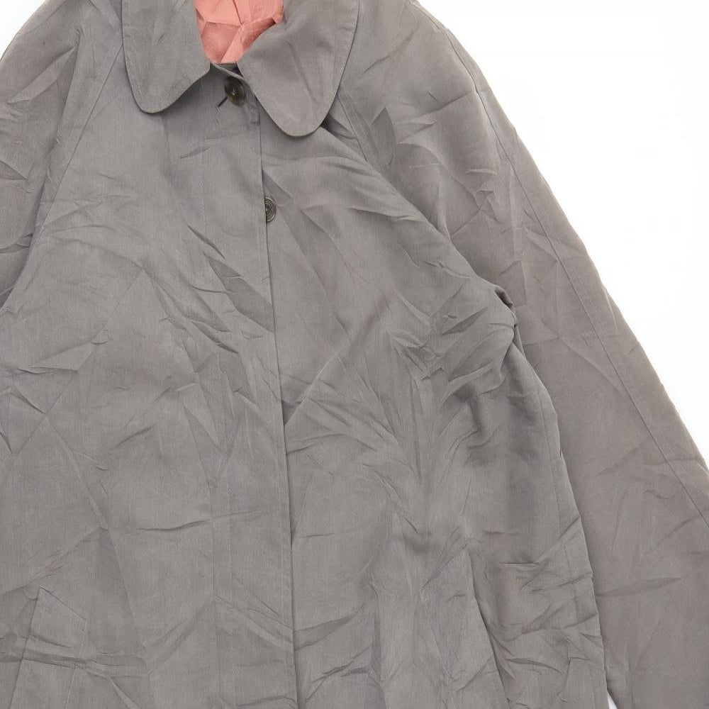Preworn Womens Grey   Jacket Coat Size 12