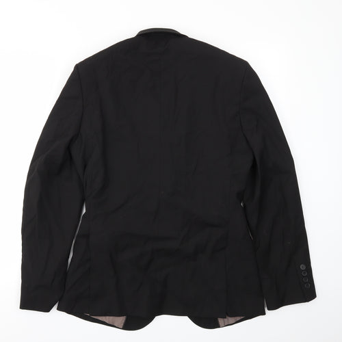 Cedar Wood State Mens Black   Jacket Blazer Size 38