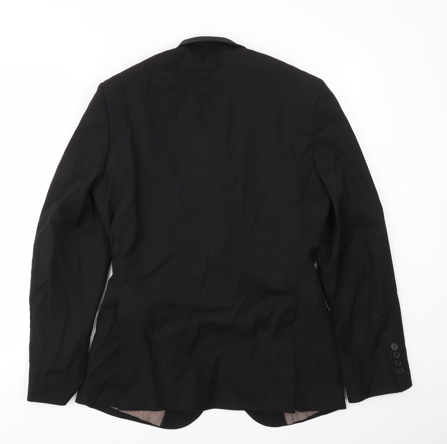 Cedar Wood State Mens Black   Jacket Blazer Size 38