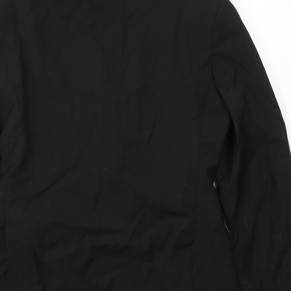 Cedar Wood State Mens Black   Jacket Blazer Size 38